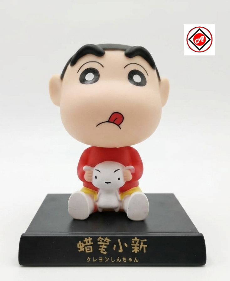 Shinchan & Shiro Bobble Head Figure