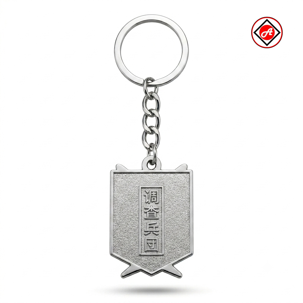 Wings of Freedom Metal Keychain AOT-inspired Survey Corps Emblem Keyring